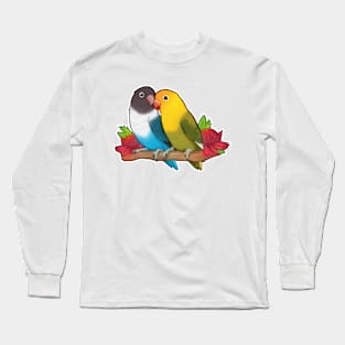 Cute Lovebirds Long Sleeve T-Shirt
